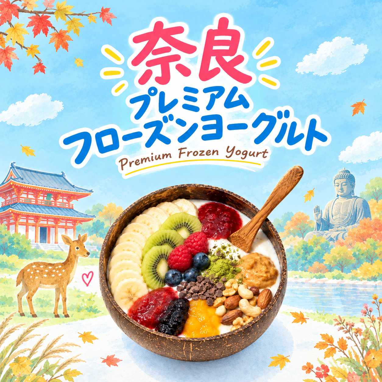 奈良プレミアムフローズンヨーグルト