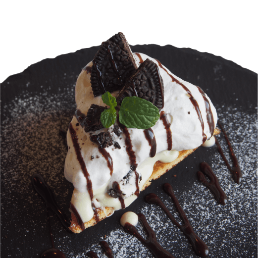 オレオのダブルチョコ ワッフル