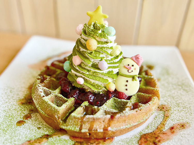 クリスマスワッフル
